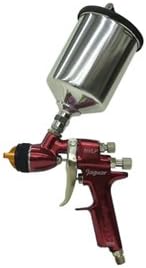 Jaguar 100 HVLP Red Handheld Gravity Feed Spray Gun
