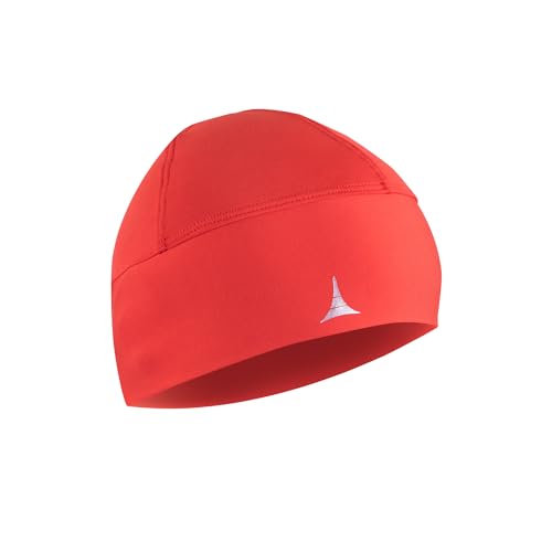 French Fitness Revolution - Gorro para Correr, Forro de Casco para el Running - Retención Térmica Óptima y Absorción de la Humedad - Ideal para Llevar Debajo del Casco - [Rojo]