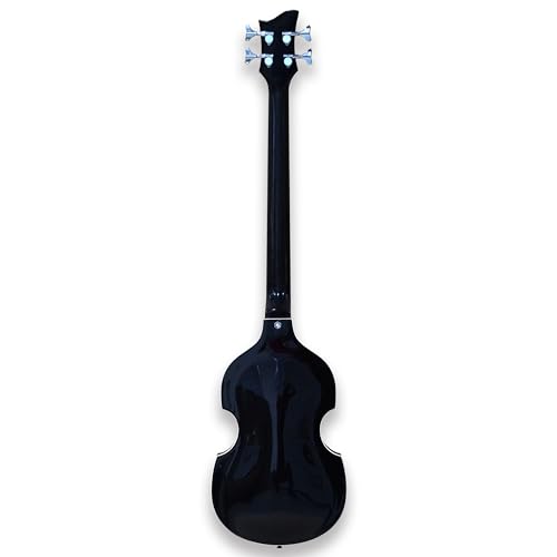 TARIO Violin Bass Guitar Sunburst Basswood Body Hard Maple Neck