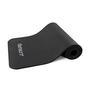 Athlyt – Fitness Mat, Black, 183 x 60 cm