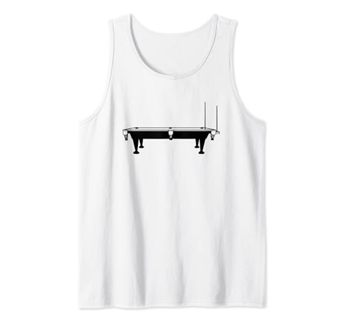 Dibujo de una mesa de billar Camiseta sin Mangas