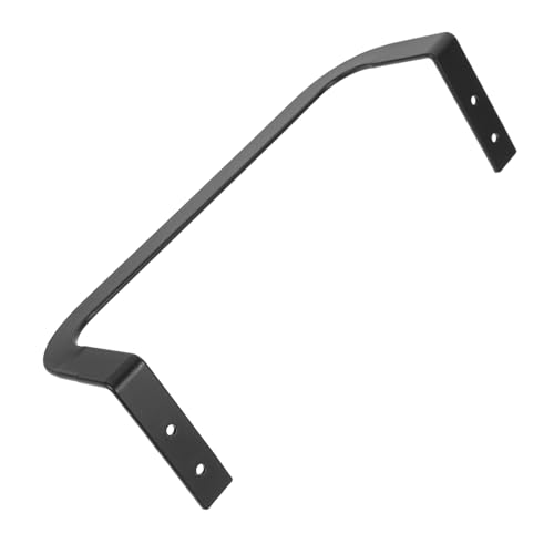 WESIEVYA Mattress Retainer Platform Bed Stoppers Prevent Sliding Hanging Mattresses Bedside Bar Black Iron