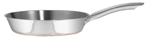 Image of T-fal C836SC Ultimate Stainless Steel Copper Bottom Cookware Set, 12-Pieces, Silver