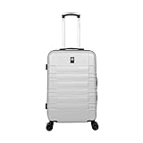 Mala de Viagem Double Wheel Rígida 360° Santino M - ASAV8001M (Prata)