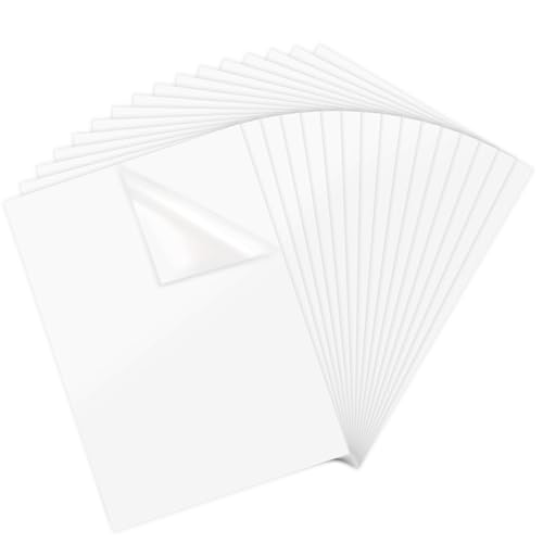 30 Sheet Sticker Paper for Printer A4 White Printable Vinyl
