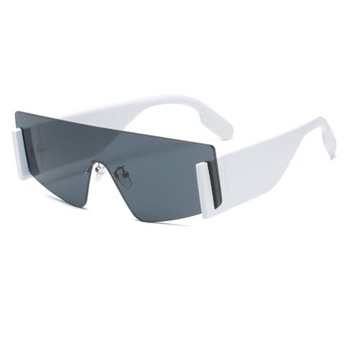 Lunettes de soleil rectangulaires mode féminine nuances marron uniques
