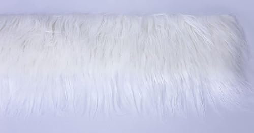 Kunstfell Band Kunstpelz Fellstoff, MUSLONG zotteligen Pelz Stoff Schnitte flauschige Pelz Patches ideal zum Basteln, Nähen, Dekorieren | Dekoband Plüsch Trim Stoffrolle, 5x150cm