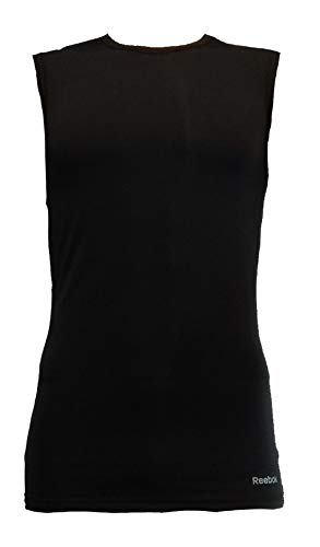 Reebok Men's Performance Workout Tank Top Sleeveless Activewear (Black, Medium)