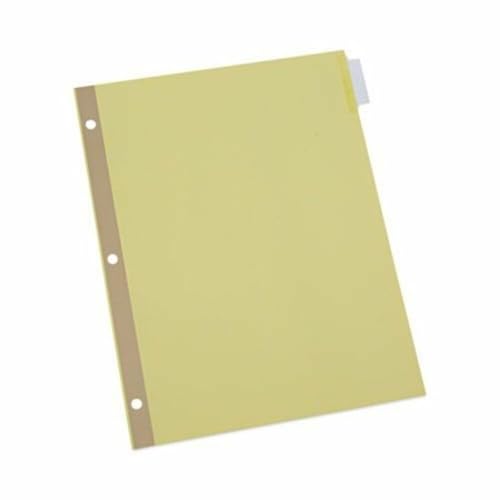 Indexes élargis 8 onglets transparents format lettre couleur buff, boîte de 24 séries
