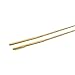 Copper Dowsing Rod 99.9% Pure Copper L-Shaped Metal Probe with Pendulum Pendant for Treasure Hunting, Water Finding, and Feng Shui Detection Tools(4PCS)