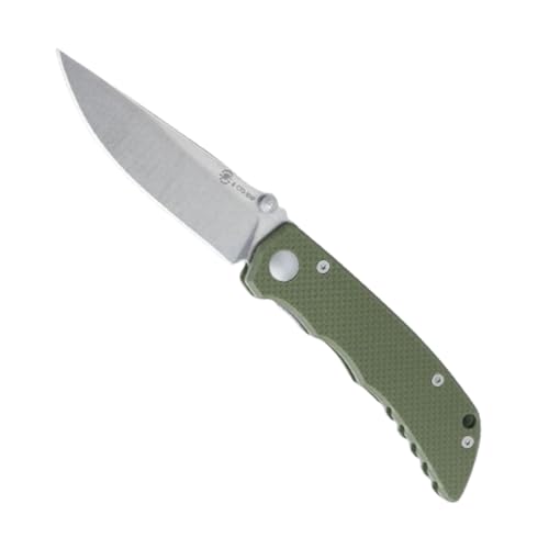 Spartan Blades SFBL7GR Talos Linerlock 4" Folding Knife Green Handle
