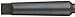 Cleveland 2410 High Speed Steel Taper Shank Drill Bit, Black Oxide, #2 Morse Taper Shank, 135 Degree Split Point, 3/4