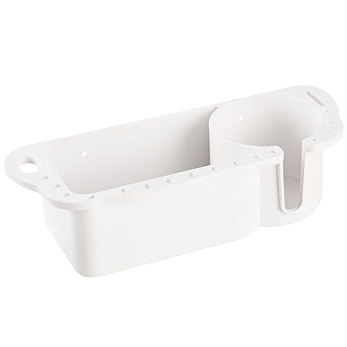 JDigJid - Caja de almacenamiento para barcos marinos, portavasos, color blanco para Bass Boat Kayak Pontón Pesca Caja de almacenamiento