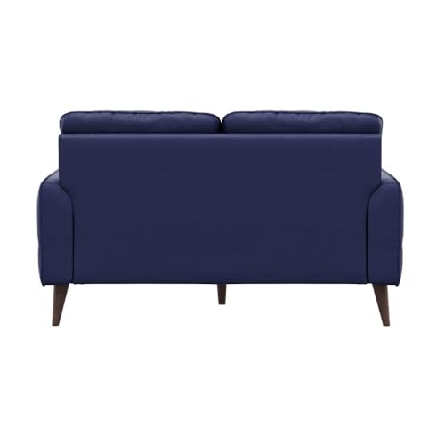 Image of Wakefit Sofa Set | 5 Year Warranty | Sofa 2 Seater, 2 Seater Sofa for Living Room, Wooden Sofa Set, Couch Sofa for Living Room - Azores(Robin : Blue)
