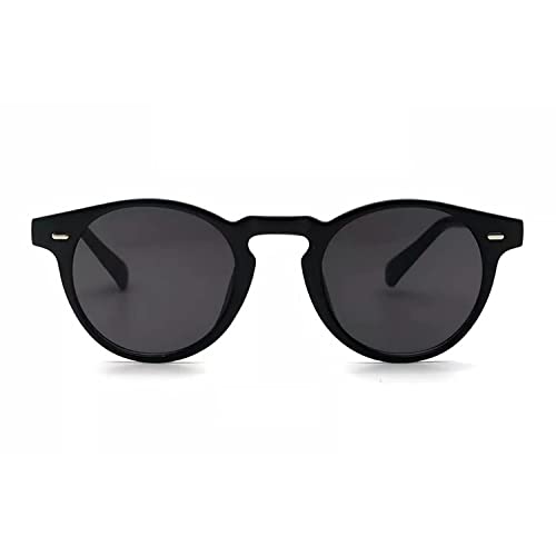 Image of Dervin UV Protected Small Shape Rivet Round Sunglasses for Men and Women