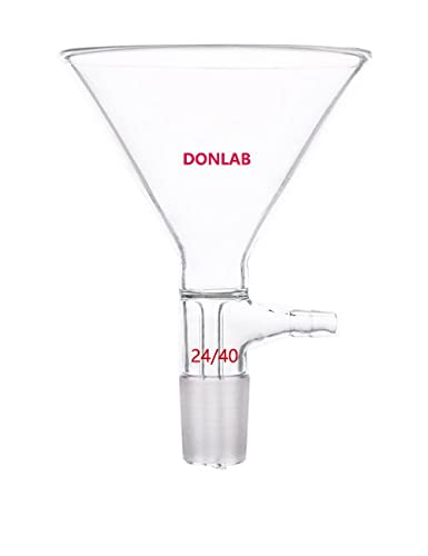 EEF0120 Glass 120mm Filter Funnel with #24 Ground Joint and Hose Connection