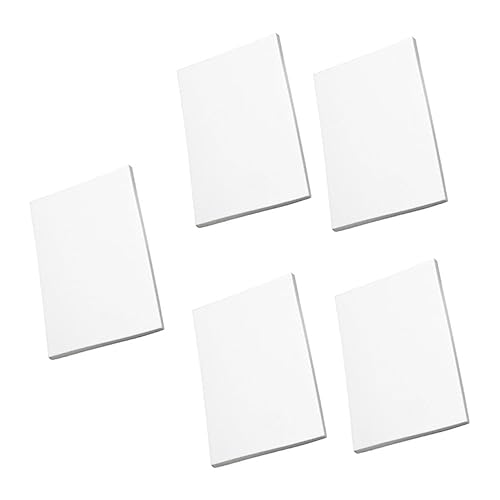 OSALADI 5Pcs Rubber Carving Blocks for DIY Stamp Crafts Easy to Carve Rubber Stamp Accessories Bright Color for Beginners and Present Giving