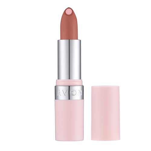 AVON Barra de Labios Hydramatic Matte   Tono Nude   Pintalabios con Núcleo de Ácido Hialurónico Hidratante   Mate Confortable   Favorece Hidratación   +SPF10   Color Nude