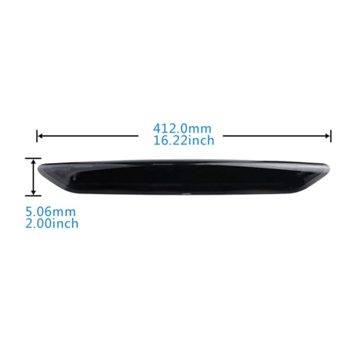 Troisième feu stop surélevé arrière de remplacement noir MK4 9N - 5
