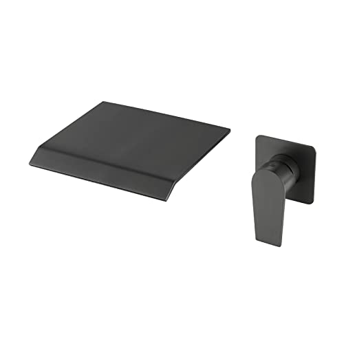 Robinet mitigeur de lavabo mural pour nettoyer facilement sa vasque design - 2