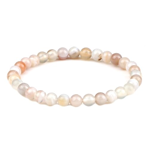 Bracelet perles extensible CXYWBD anti-inconfort en pierres et cristal de bal