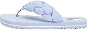 Tommy Jeans Women's Braided Thong Beach Sandal En0En02877 Flip Flops, Blue (Soaring Skies), 40 EU (7 UK)