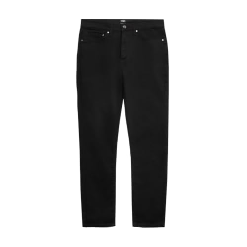 Image of Marks & Spencer Mens Light Wash Mid Rise Slim Fit Jeans