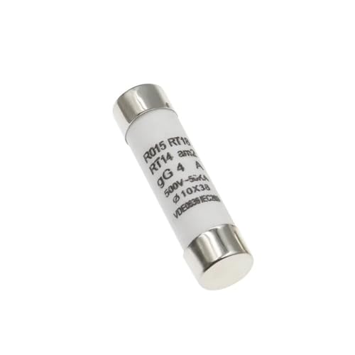 Fusible 10x38 25A 500V RO15 en céramique haute résistance pour tableau électrique domestique