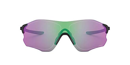 Oakley Men's OO9313 EVZero Path Asian Fit Rectangular Sunglasses, Steel/Prizm Golf, 38 mm