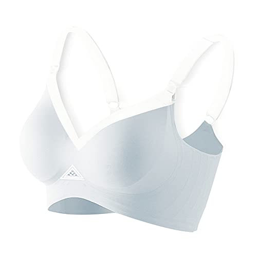 Soutien-gorge d'allaitement WENJUN pour un quotidien serein en gris XL