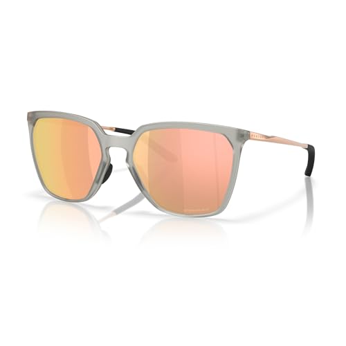 Oakley Woman Sunglasses Matte Grey Ink Frame Prizm Rose Gold Lenses 57MM