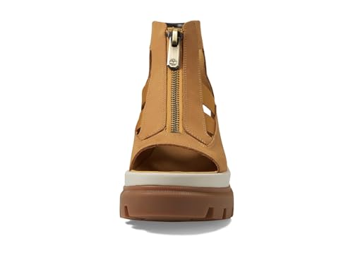 Timberland Timberland Women's Everleigh Gladiator Sandal, Brown, 9 Medium