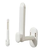 Wandhaken – robuster, selbstklebender Aufbewahrungshaken, ausziehbares Vorhang-Raffhaltersystem, glatte Oberfläche, Raumorganisator-Design | Badezimmer, Schlafzimmer, Büro, Eingangsbereich, Wohnung, H