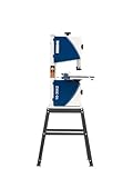Rikon 10″ Deluxe Bandsaw with Stand Model 10‑3062S – ½ HP, Two-Speed, 5″ Resaw Height × 9‑5/8″ Throat, Cast-Iron Table, Tool-Less Blade Guides, Includes Blade & Stand