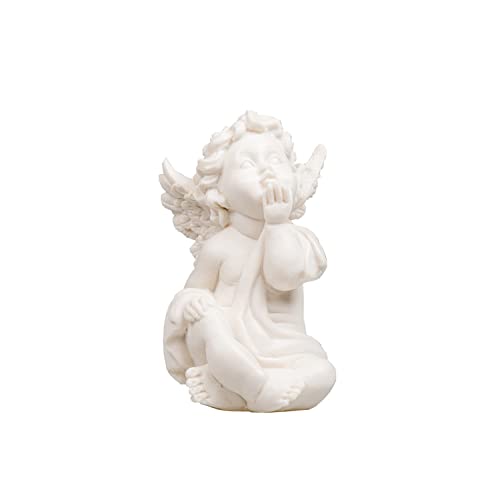 MANULENA Figura Decorativa Y Aromática con Forma De Ángel. Aroma Garden Bouquet. Color Blanco. Figura Tradicional De Temática Religiosa. Tamaño 18 x 9 cm Cover