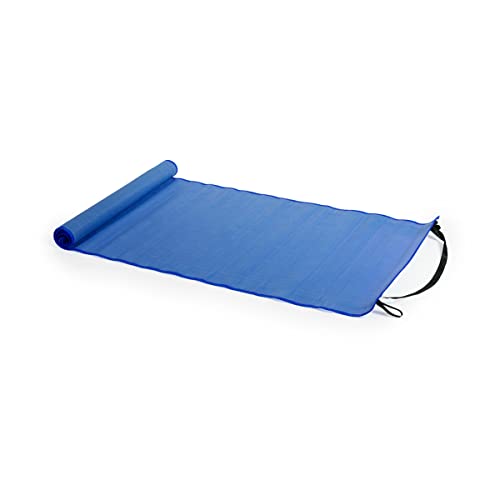 TIENDA EURASIA   Esterilla Plegable para Picnic y Yoga de 180 x 60 cm, una Combinación Perfecta de Comodidad, Durabilidad, Portabilidad y Tamaño para tus Actividades al Aire Libre (Azul)