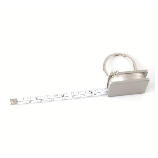 Small Tape Measure, 47.2 Inch Retractable Keychain Measure, Metric Imperial Dual Scale, Portable Compact Tool for Daily Carry & Pocket Use