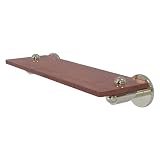 Allied Brass Soho Collection 16 inch Solid IPE Ironwood Shelf - SH-1-16-IRW-PNI