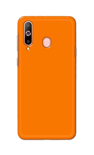 Image of Plain Orange Hard Back Case Cover for Samsung Galaxy A60 / Samsung M40, SM-M405FN / DS Back Cover -(J5) VNS2229