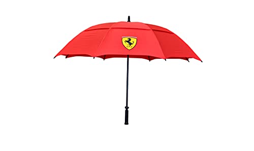 sonilex Selling Uniqness UNIq Ferrai Golf Umbrella 60 Inch Double Canopy Vented Large Oversize Windproof Waterproof Automatic Open Stick Umbrellas