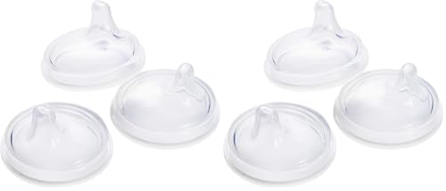 Image of Boon NURSH Silicone Sippy Cup Lid, 6 Months and up (Pack of 6)