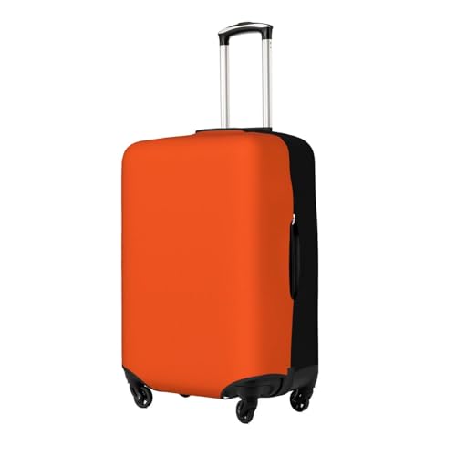 Beauty Burnt Orange Travel Luggage Covers For Suitcase Elastic Suitcase Protector Anti-Scratch Spandex Baggage Covers Fits 18-32 Inch Luggage Large2