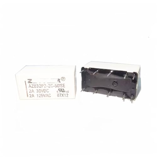 Relais de signal AZ832P2-2C-5DSE 5V DC miniature 10 broches