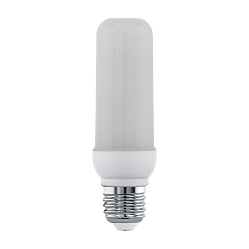 Eglo E27 LED tube, flicker flame effect light bulb, realistic flickering candle lamp, 3 watt, 90 lumen, warm white glow - Image 3