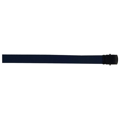 Rothco Web Belt with Black Buckle - Olive (Navy Blue, 54 Inches)