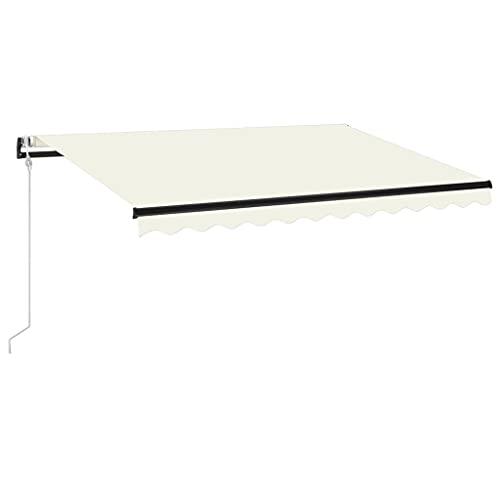 vidaXL Brazo Articulado Automático 300x250cm Crema