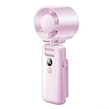 Compact et léger : le ventilateur pliable est conçu pour être portable et facile à transporter, ce qui le rend parfait pour les voyages ou les activités de plein air tout en vous gardant au frais pendant les journées chaudes.