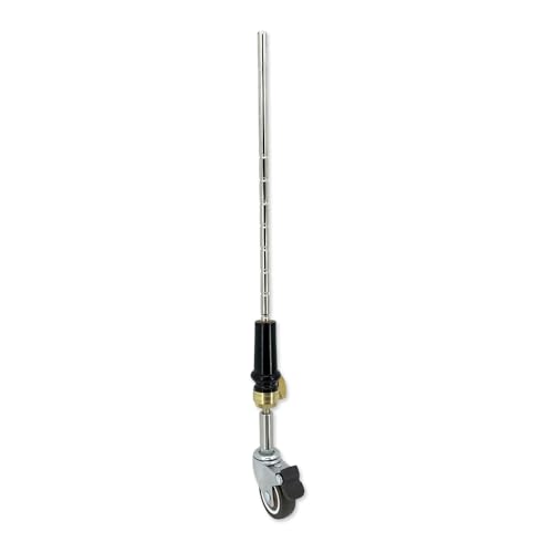 YoungMonic Carbon Fiber Upright Double Bass Endpin Support Tools with 360&deg; Light Wheel In 4/4 3/4 Size (Double Bass Endpin with Wheel)