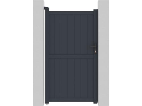 Puerta jardin Maurice - 101.2 x 180.9 cm - Gris