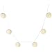 Lights4fun 3 x 10 XL led-lampion lichtketting, warmwit, koppelbaar, werkt op stroom met stekker, perfecte tuin-, balkon- en outdoor-decoratie voor sfeervolle verlichting en camping